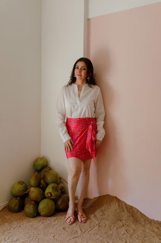 Rafa Mini Wrap Skirt