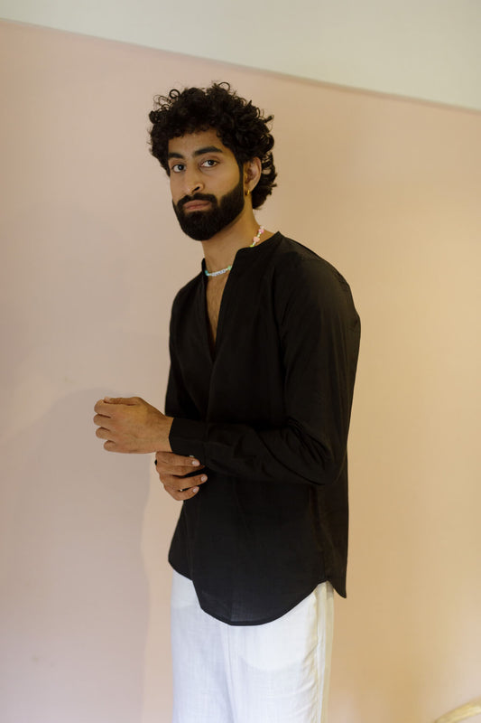 Catarina Top - Charcoal Black