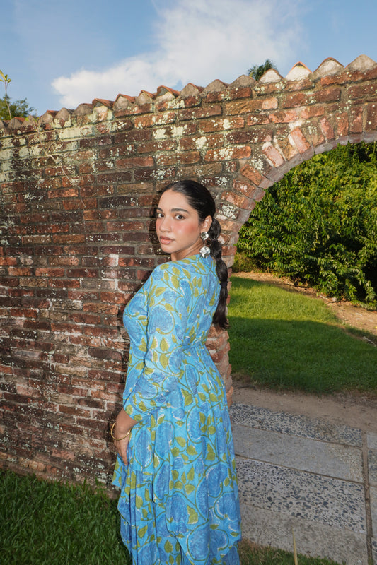 Nichii Layered Tunic Top - Nilah Print
