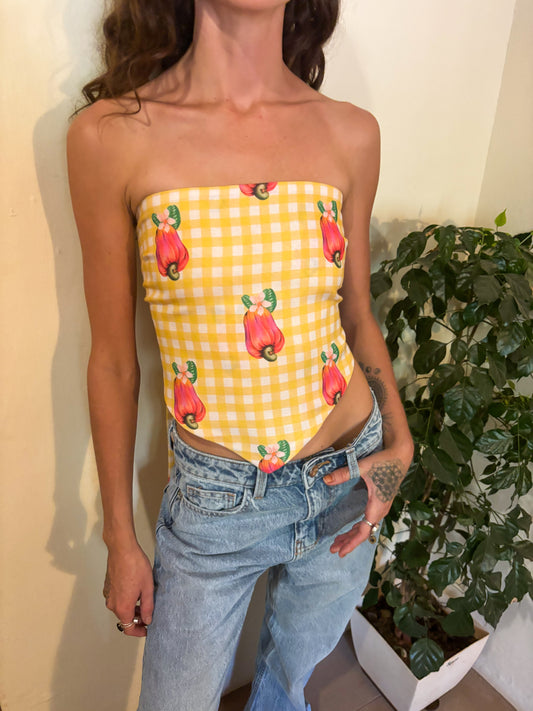 Castanha Hanky Top