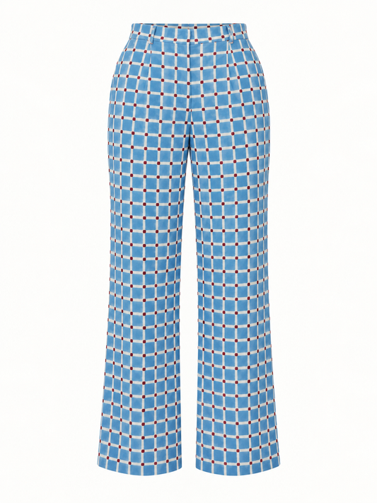 Low-Rise Trousers - Geométrica