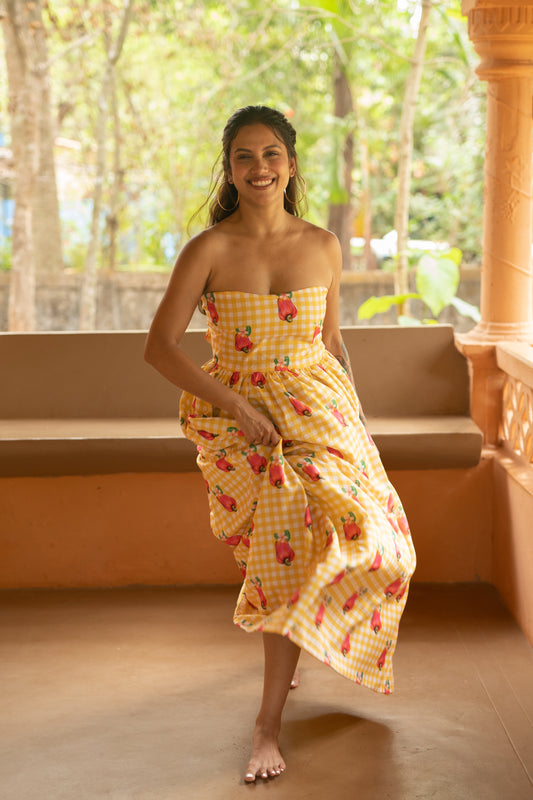 Castanha Tube Dress