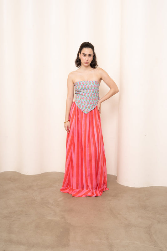 Baiana Skirt - Gina Stripes