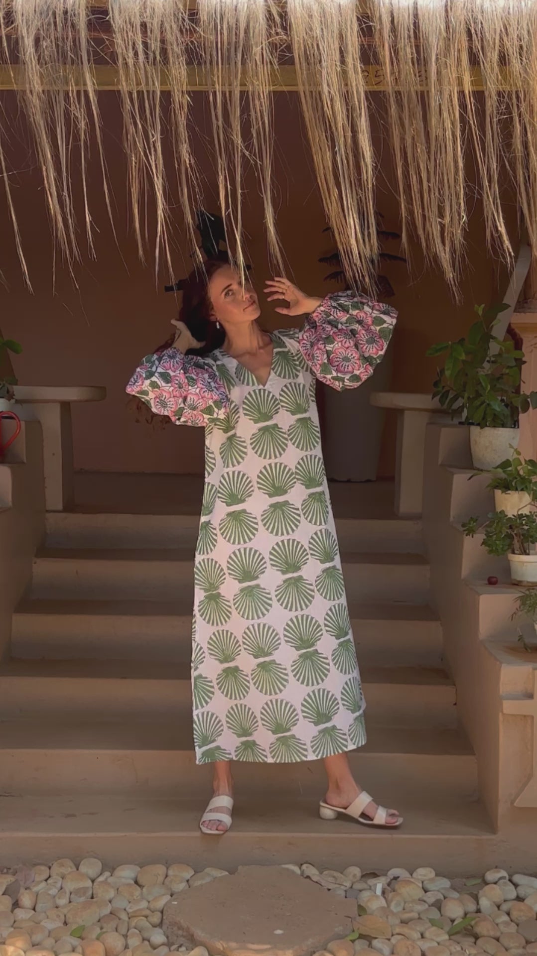Seashell Symphony Maxi Dress