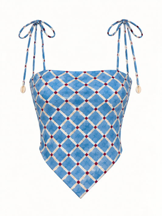 Hanky Top - Geométrica Print