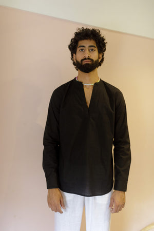 Catarina Top - Charcoal Black