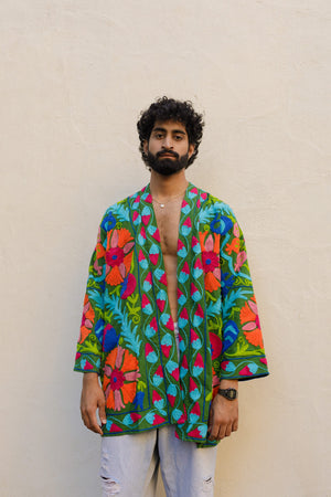 Samara Suzani Kimono Duster - Pepper