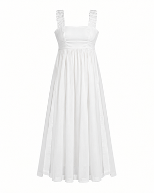 Tessa Side Slits Top - White