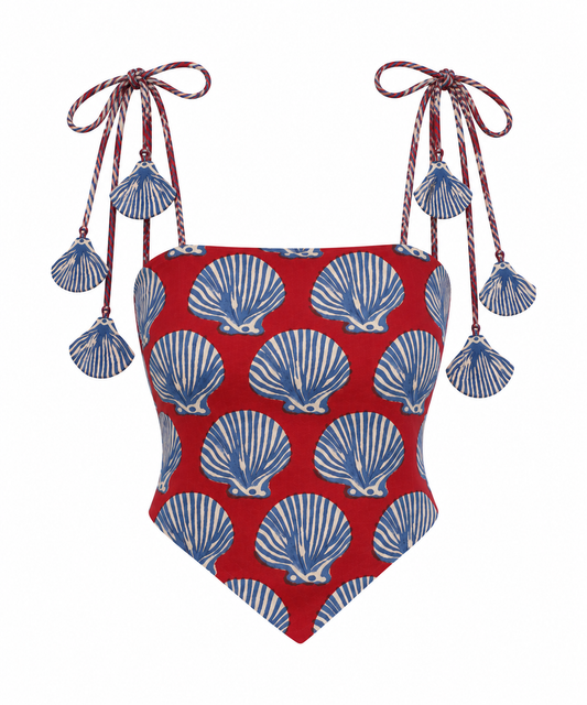 Hanky Top - Barca Print