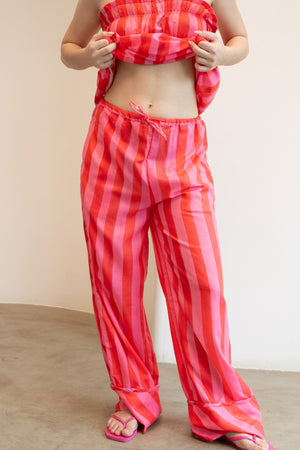 São Drawstring Pants - Gina Stripes