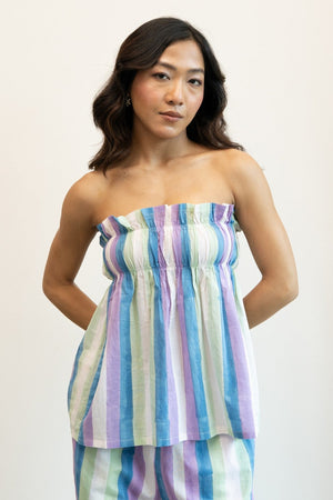 São Tube Top - Gaia Stripes