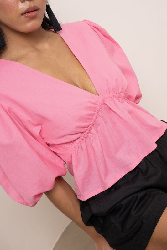 Amy Top - Classic Pink
