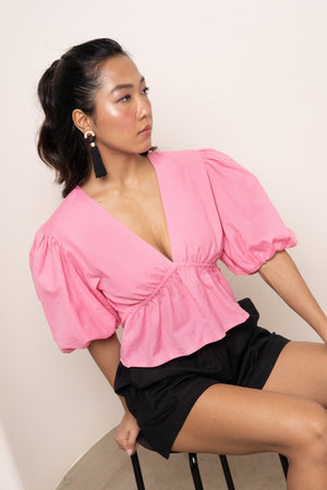 Amy Top - Classic Pink