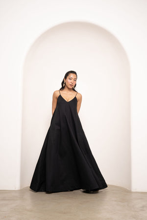 Sol de Samba Dress - Charcoal Black